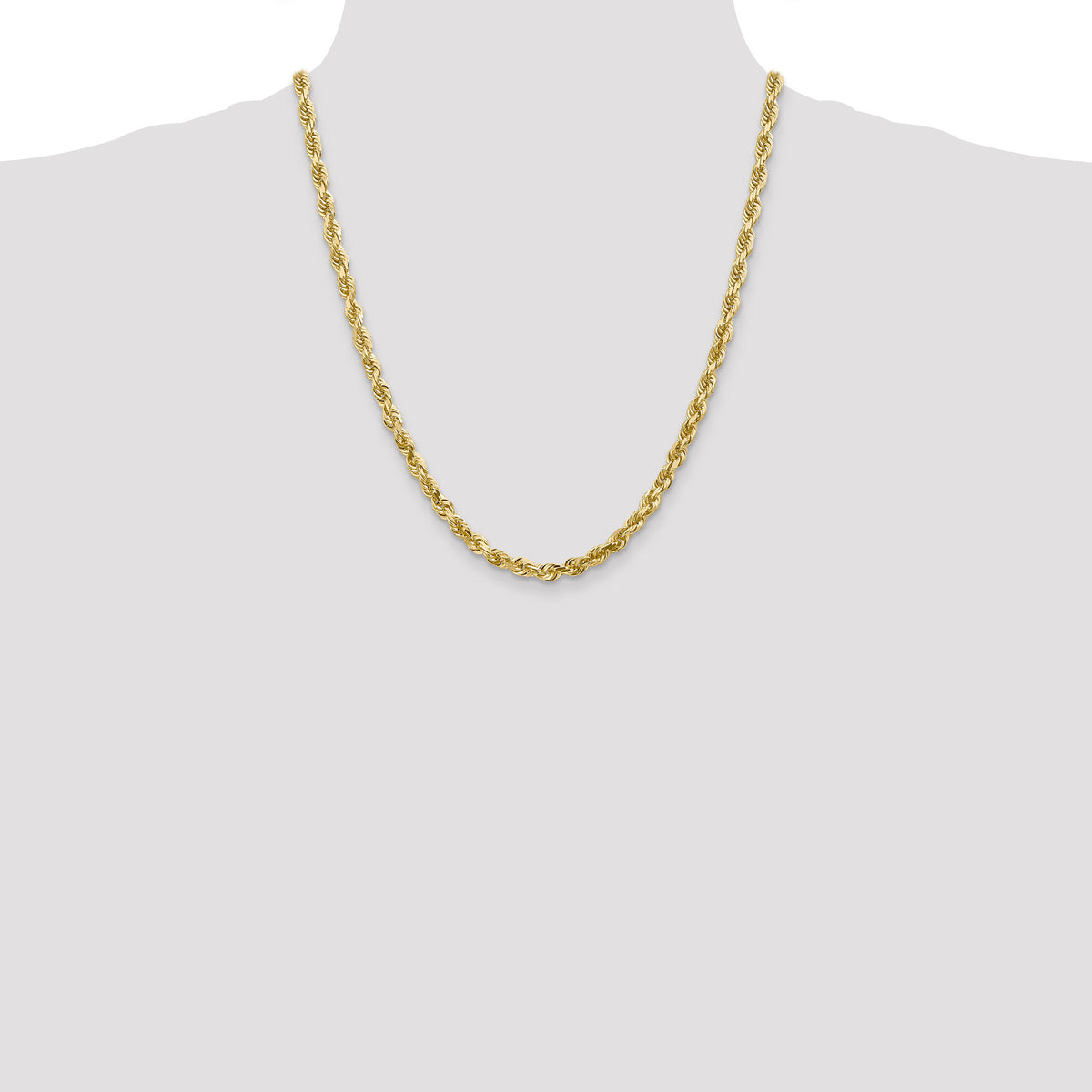 14k 5.0mm D/C Quadruple Rope Chain-QTR040-22