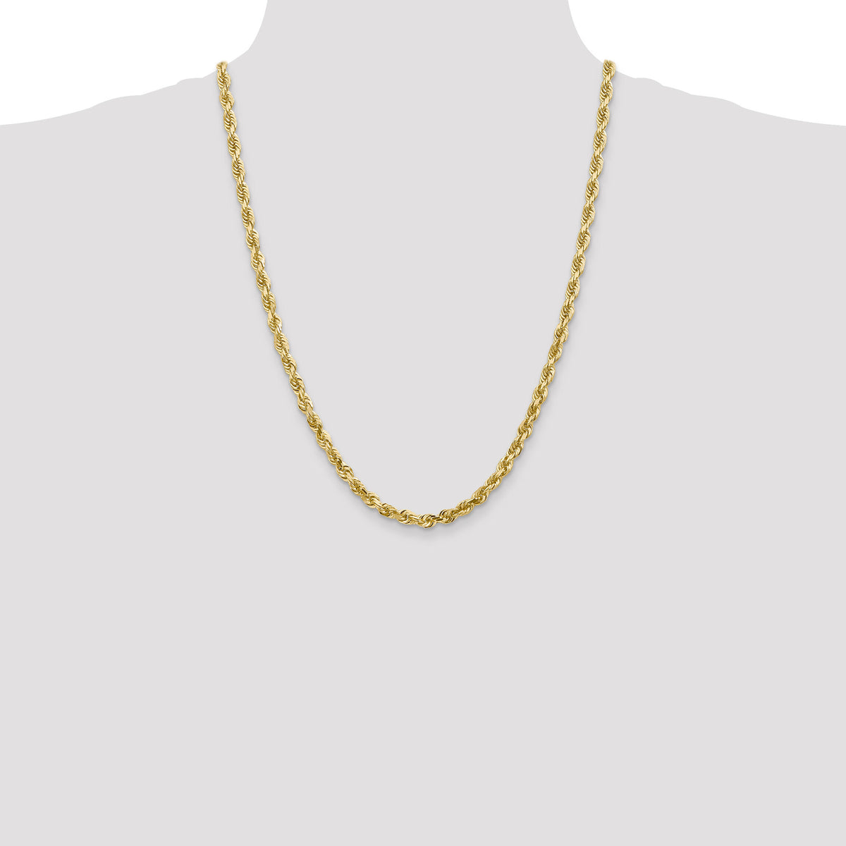 14k 5.0mm D/C Quadruple Rope Chain-QTR040-24