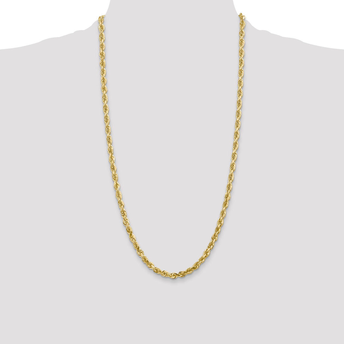 14k 5.0mm D/C Quadruple Rope Chain-QTR040-28