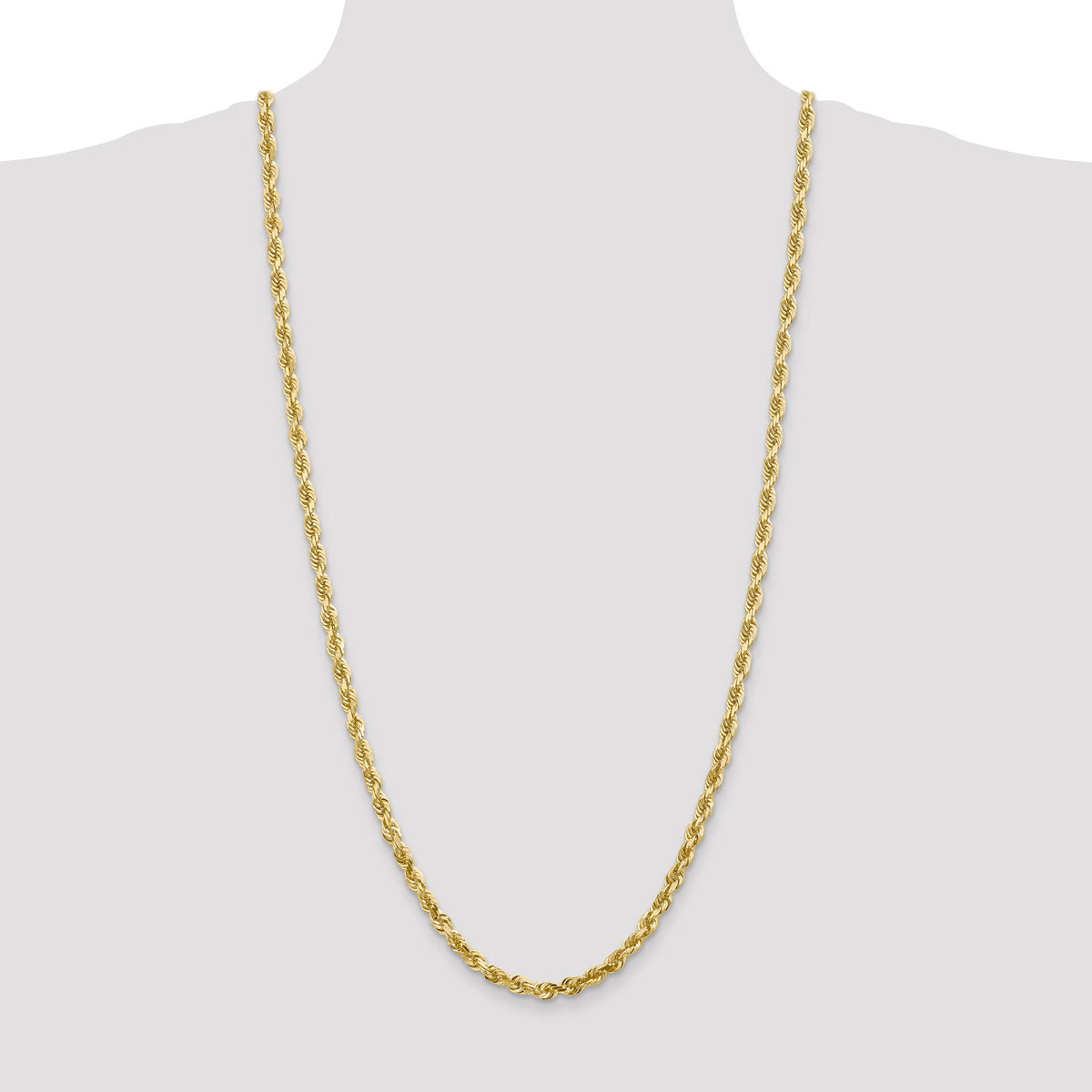 14k 5.0mm D/C Quadruple Rope Chain-QTR040-30