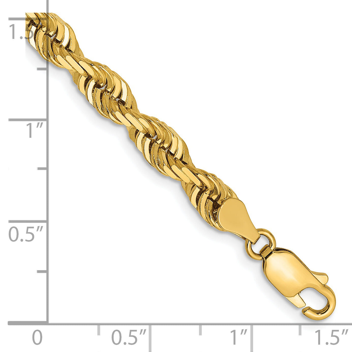 14k 5.0mm D/C Quadruple Rope Chain-QTR040-8