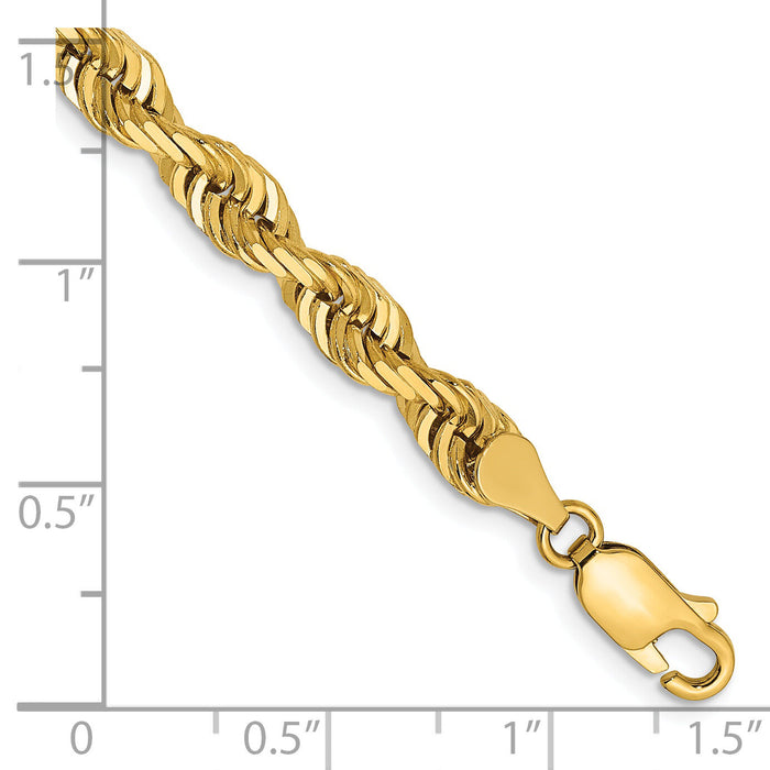 14k 5.0mm D/C Quadruple Rope Chain-QTR040-8