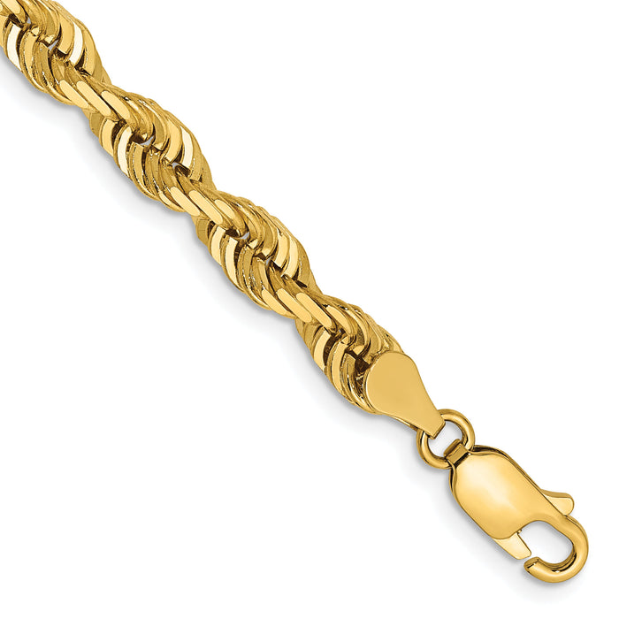14k 5.0mm D/C Quadruple Rope Chain-QTR040-8