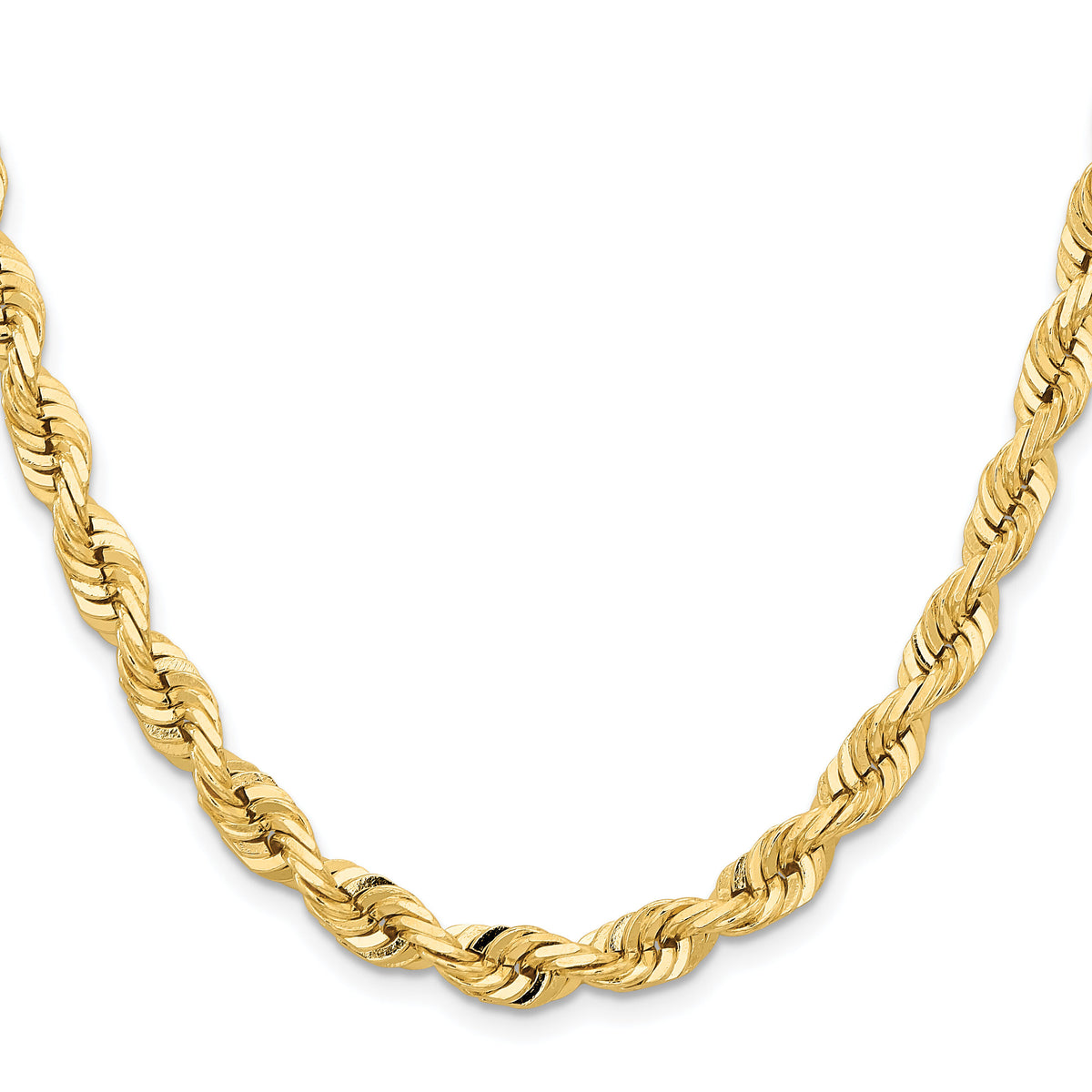 14k 7.0mm D/C Quadruple Rope Chain-QTR050-20