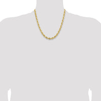 14k 7.0mm D/C Quadruple Rope Chain-QTR050-20