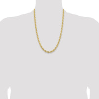 14k 7.0mm D/C Quadruple Rope Chain-QTR050-24