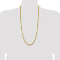 14k 7.0mm D/C Quadruple Rope Chain-QTR050-30