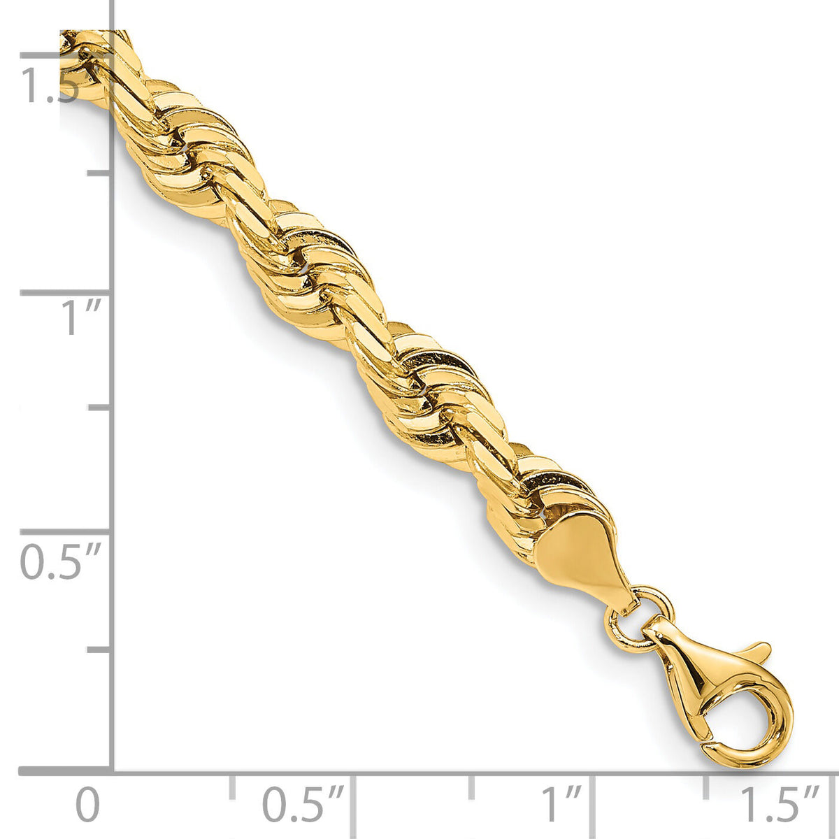 14k 7.0mm D/C Quadruple Rope Chain-QTR050-8