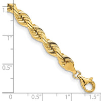 14k 7.0mm D/C Quadruple Rope Chain-QTR050-8
