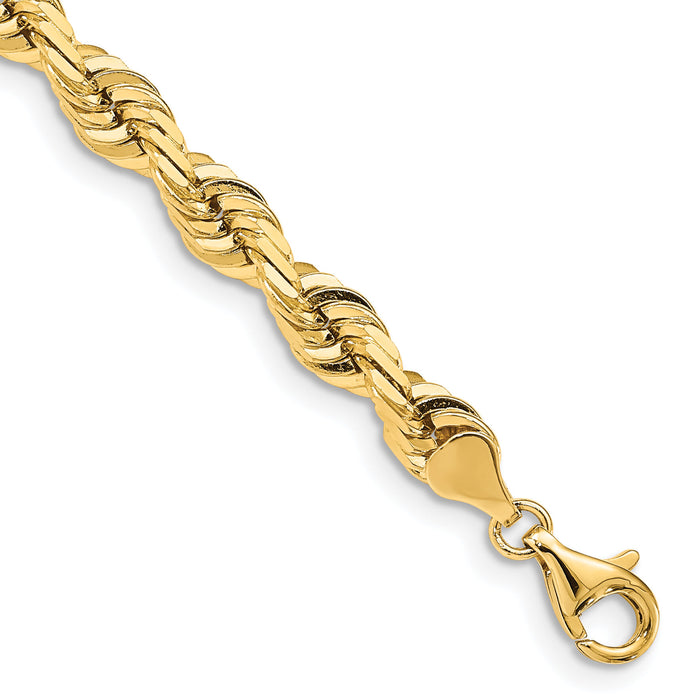 14k 7.0mm D/C Quadruple Rope Chain-QTR050-8