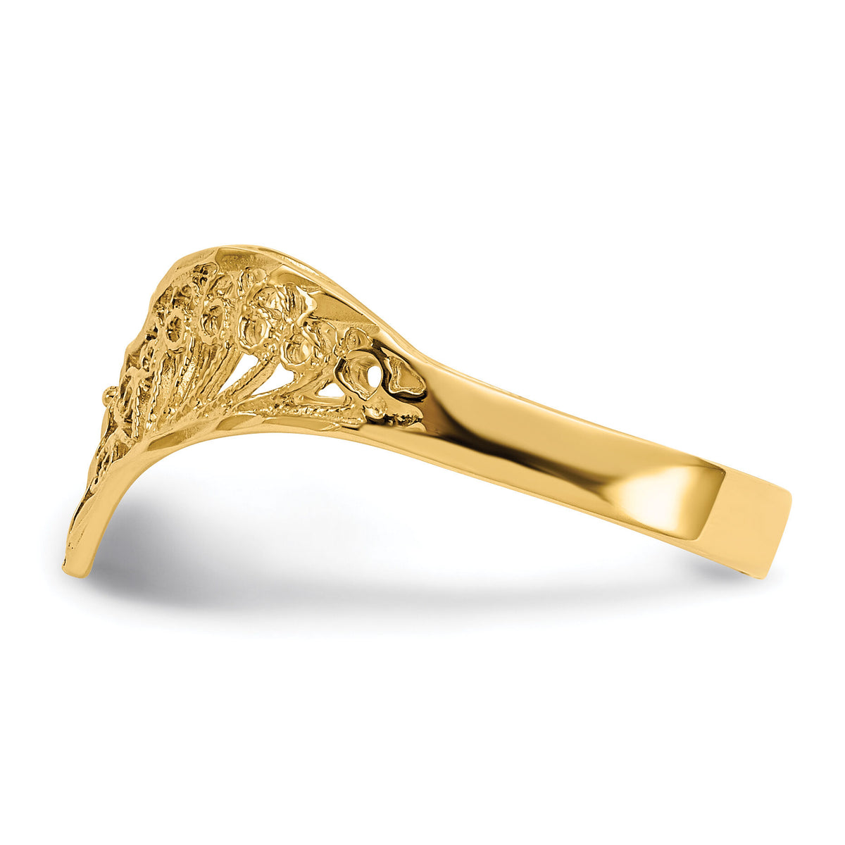 14k Diamond-Cut Filigree Ring-R163