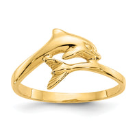 14k Dolphin Ring-R193