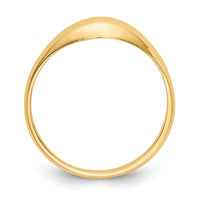 14k Childs Polished Dome Ring-R196