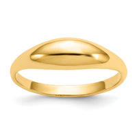14k Childs Polished Dome Ring-R196