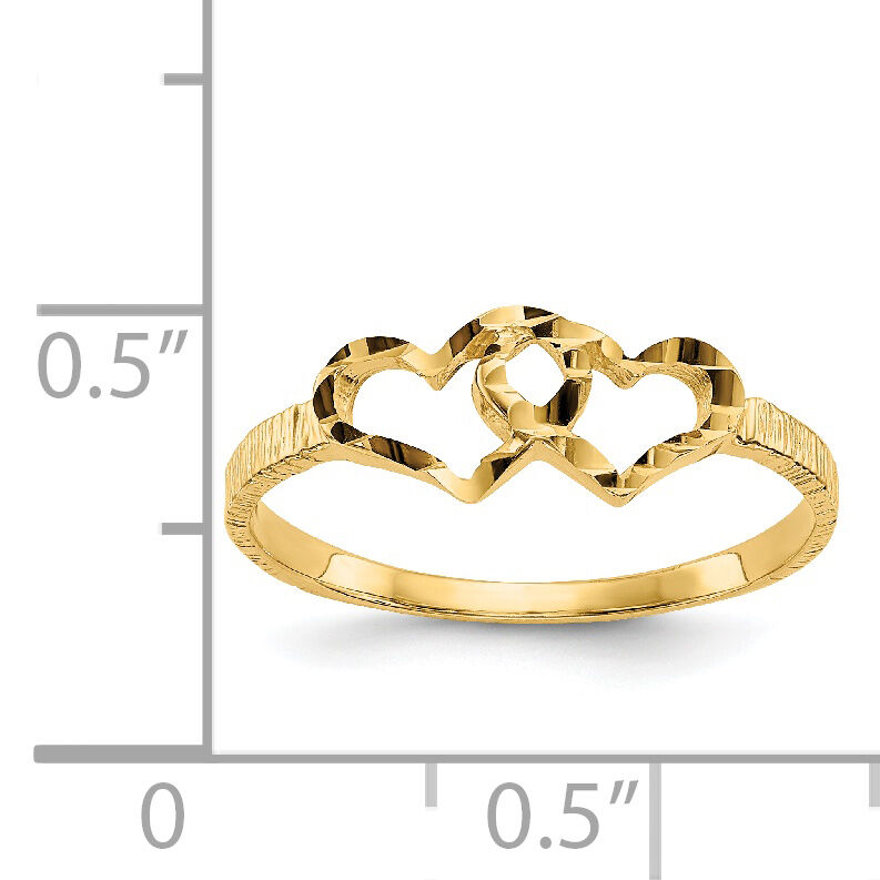 14k Children's Heart Ring-R199