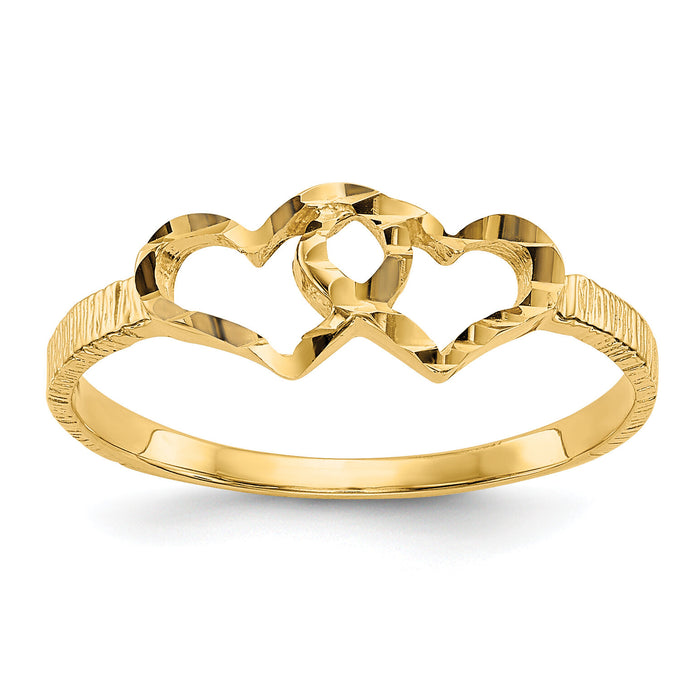 14k Children's Heart Ring-R199