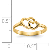 14k Children's Heart Ring-R202