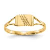 14k Childs Polished & Satin Ring-R207