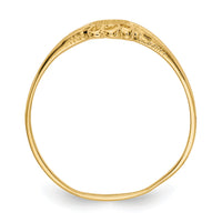 14k Childs Fancy Signet Ring-R214