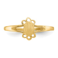 14k Childs Fancy Signet Ring-R214