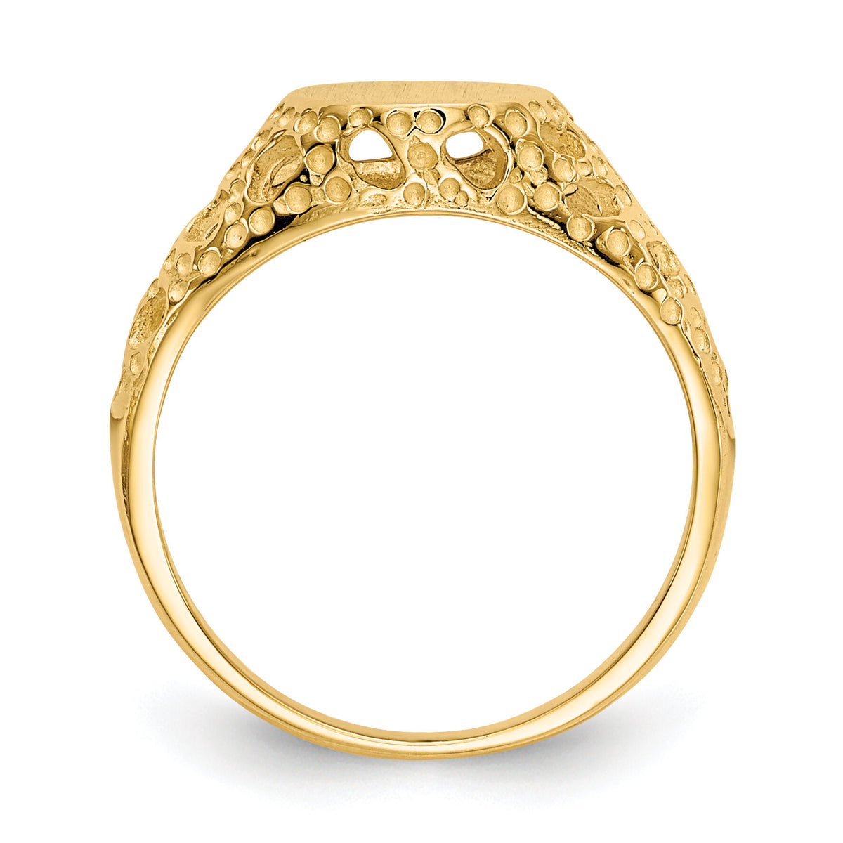 14k Childs Fancy Signet Ring-R215