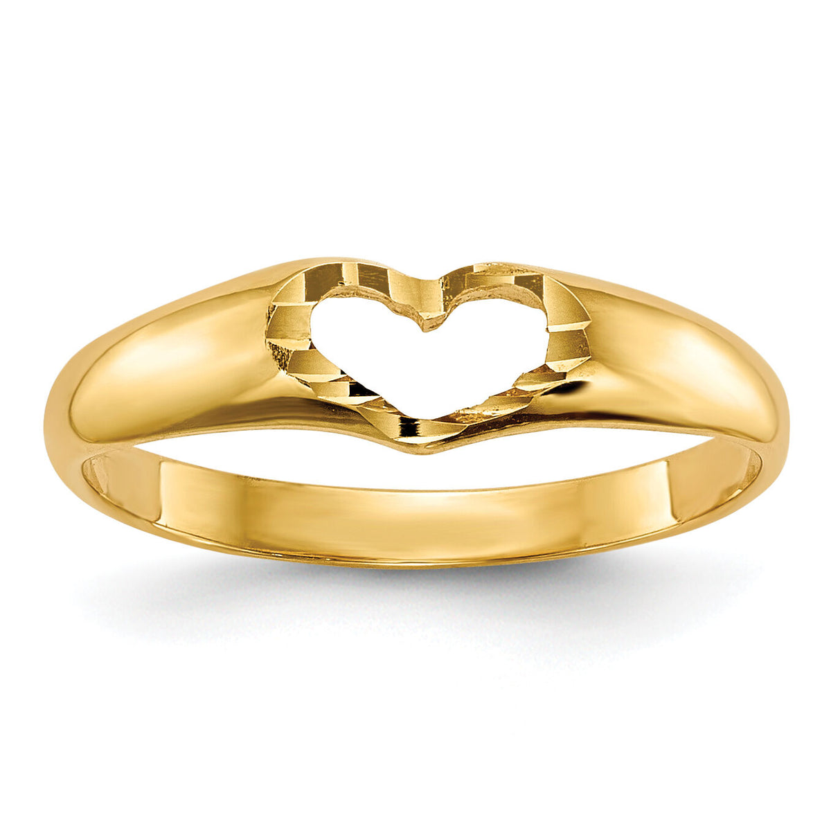 14k Children's Heart Ring-R221