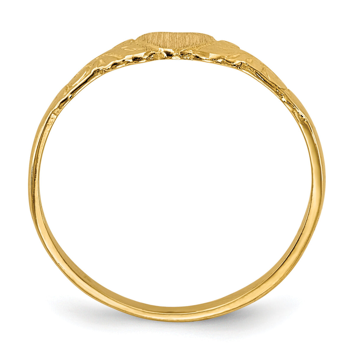 14k Childs Heart Ring-R222
