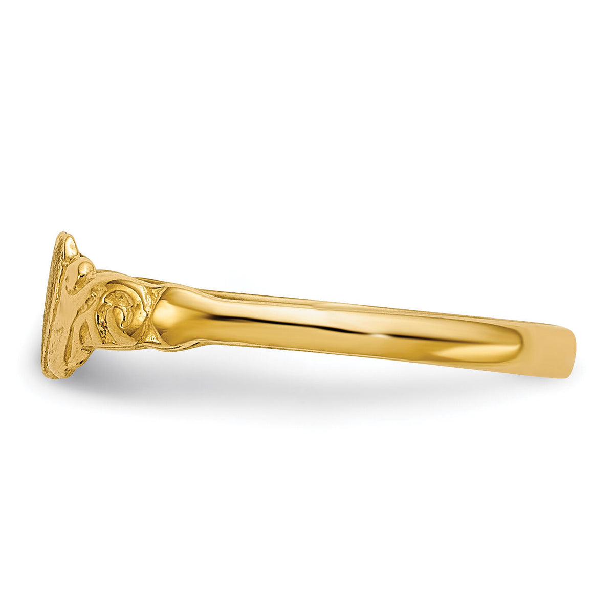 14k Childs Heart Ring-R222