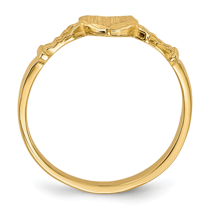 14k Children's Heart Ring-R224