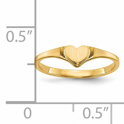 14k Children's Heart Ring-R225