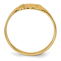 14k Childs Signet Ring-R229