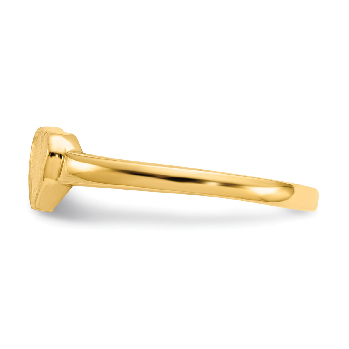 14k 5.5x5.0mm Open Back Signet Ring-R253
