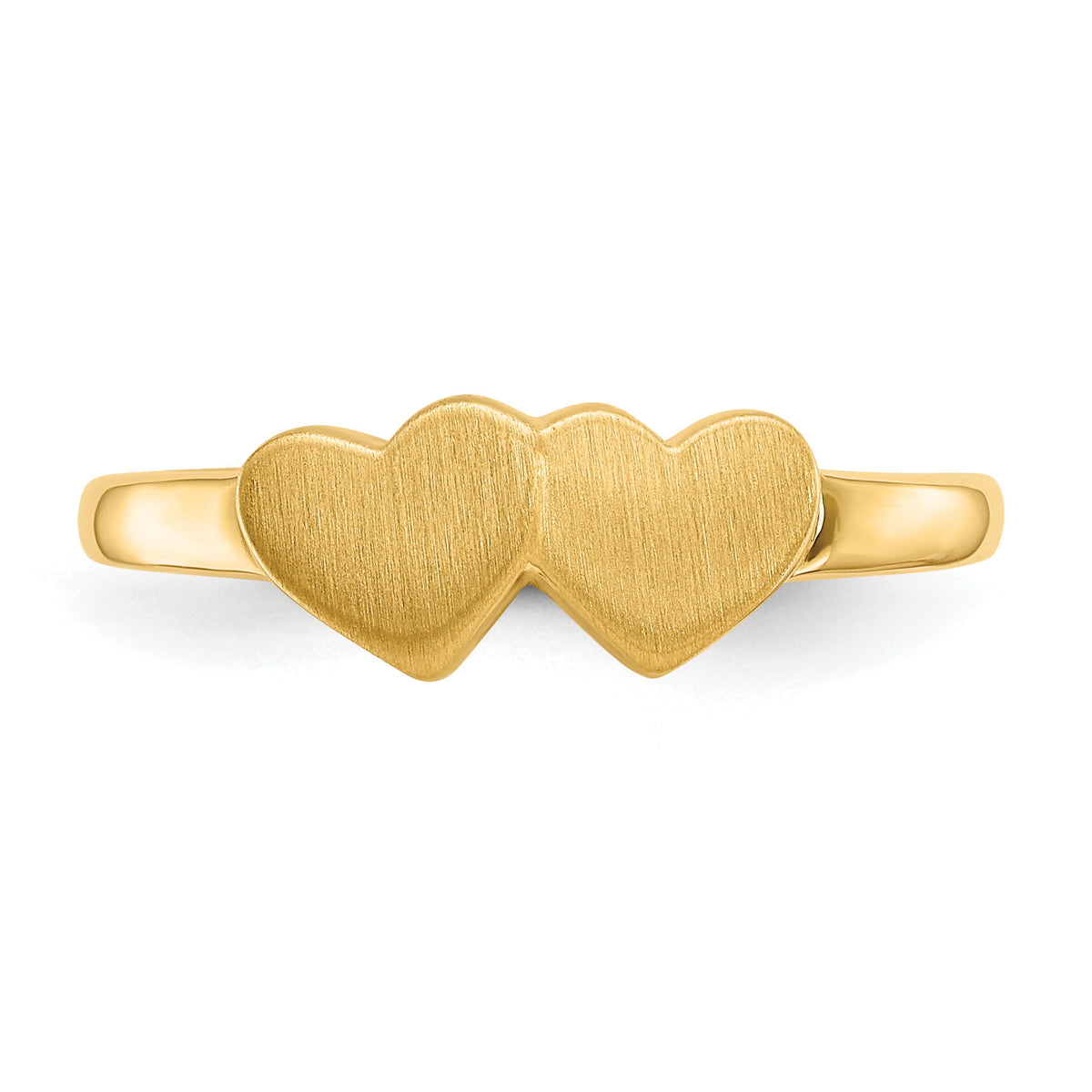 14k 5.5x5.0mm Open Back Signet Ring-R253