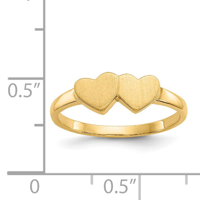14k 5.5x5.0mm Open Back Signet Ring-R253