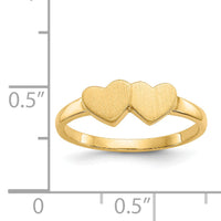 14k 5.5x5.0mm Open Back Signet Ring-R253