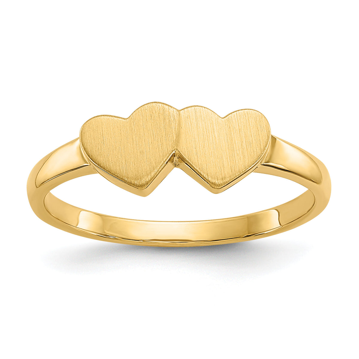 14k 5.5x5.0mm Open Back Signet Ring-R253