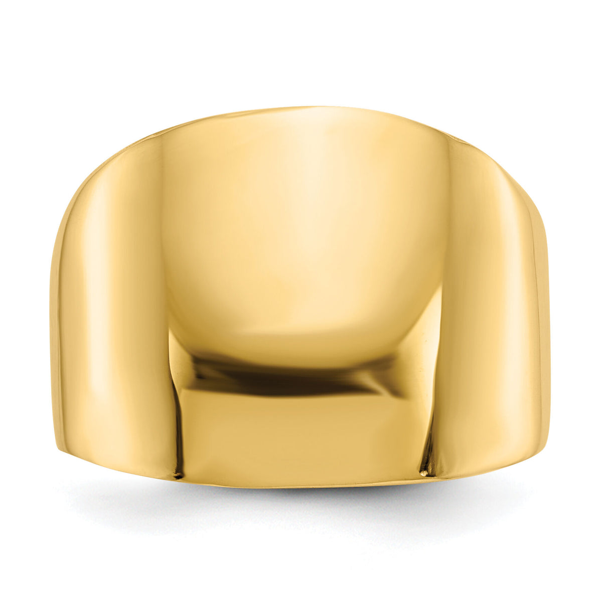 14k Polished Dome Ring-R333