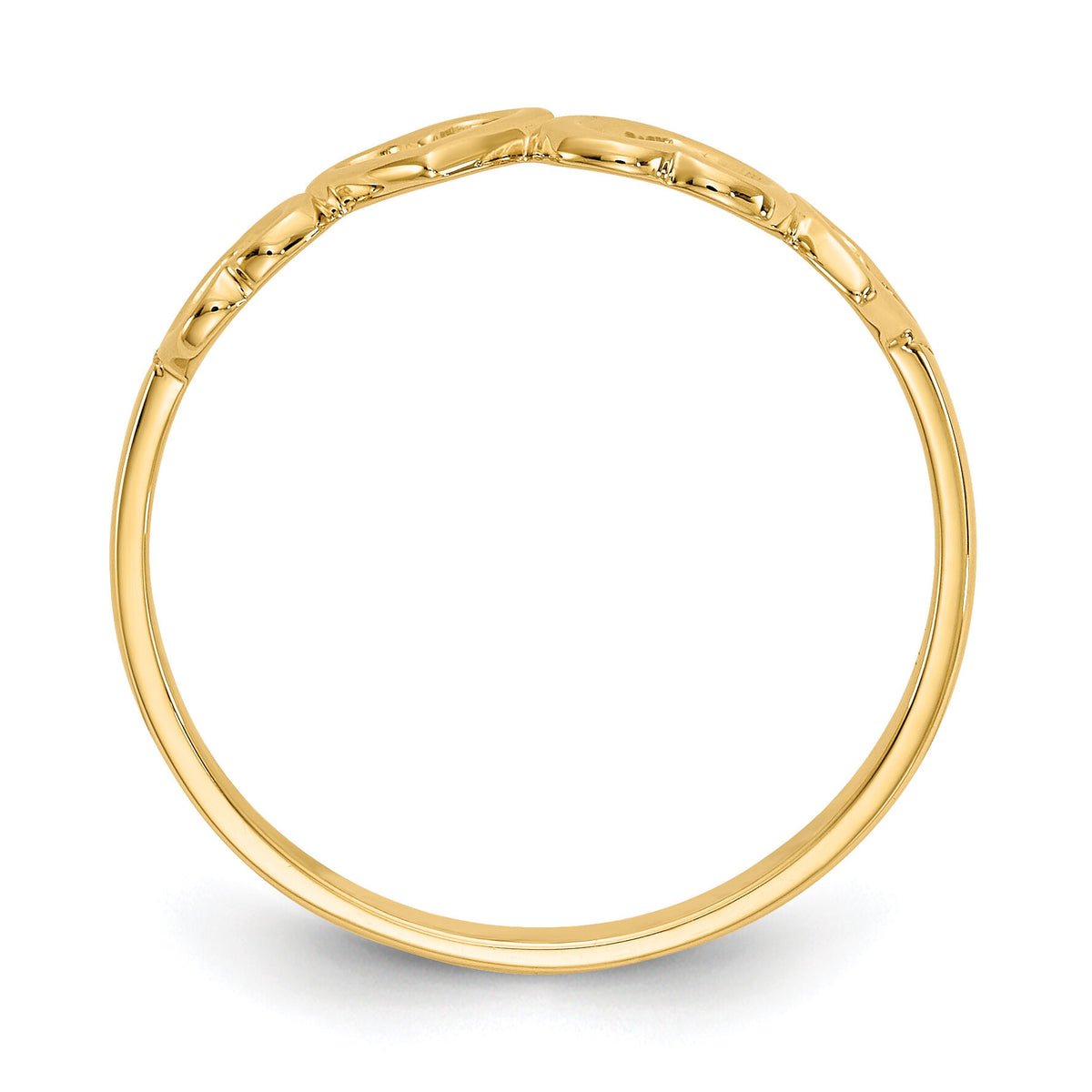 14k Heart Ring-R42
