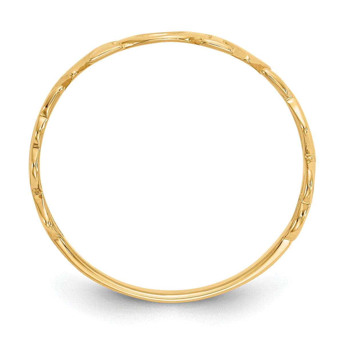 14k Polished Mom Ring-R424