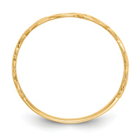 14k Polished Mom Ring-R424
