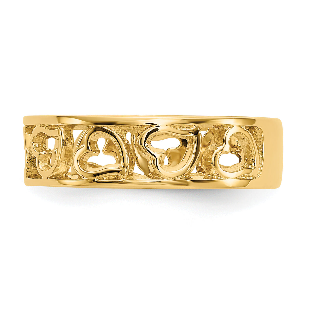 14k Heart Ring-R442