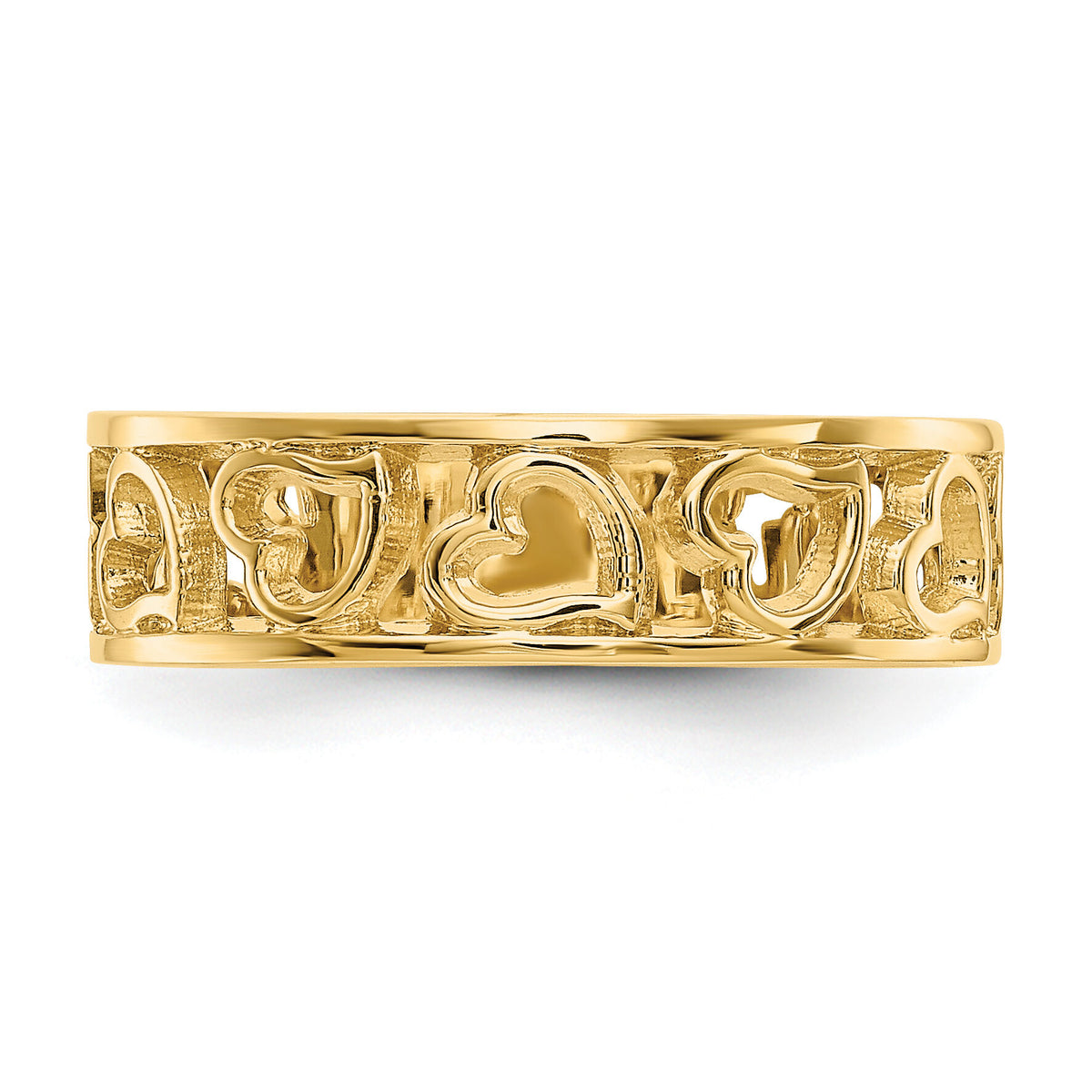 14k Heart Ring-R442