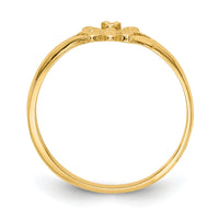 14K Butterfly Baby Ring-R529