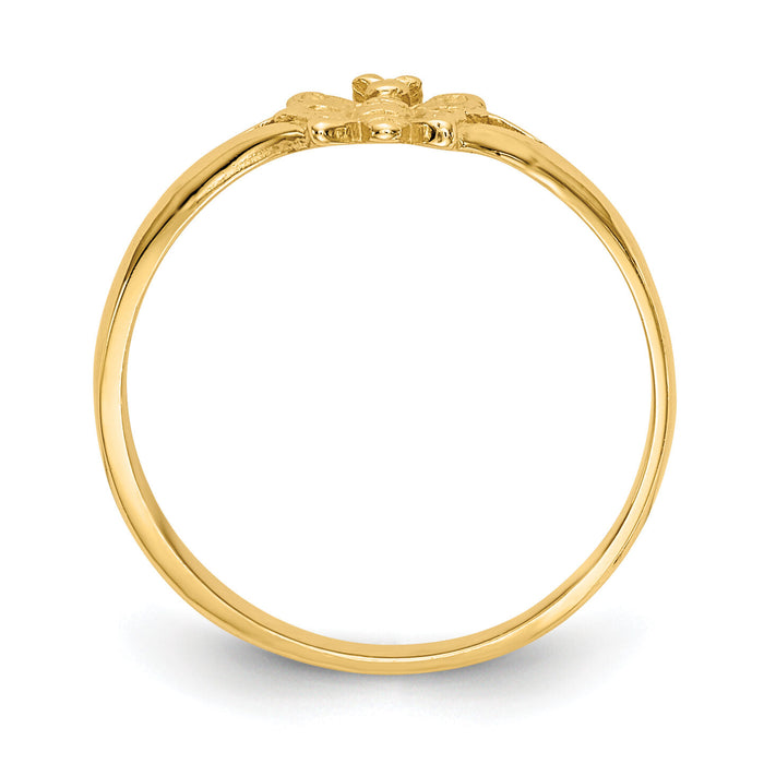 14K Butterfly Baby Ring-R529