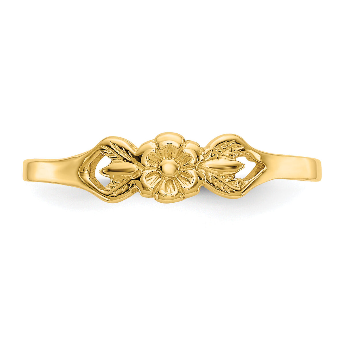 14K Flower Baby Ring-R532
