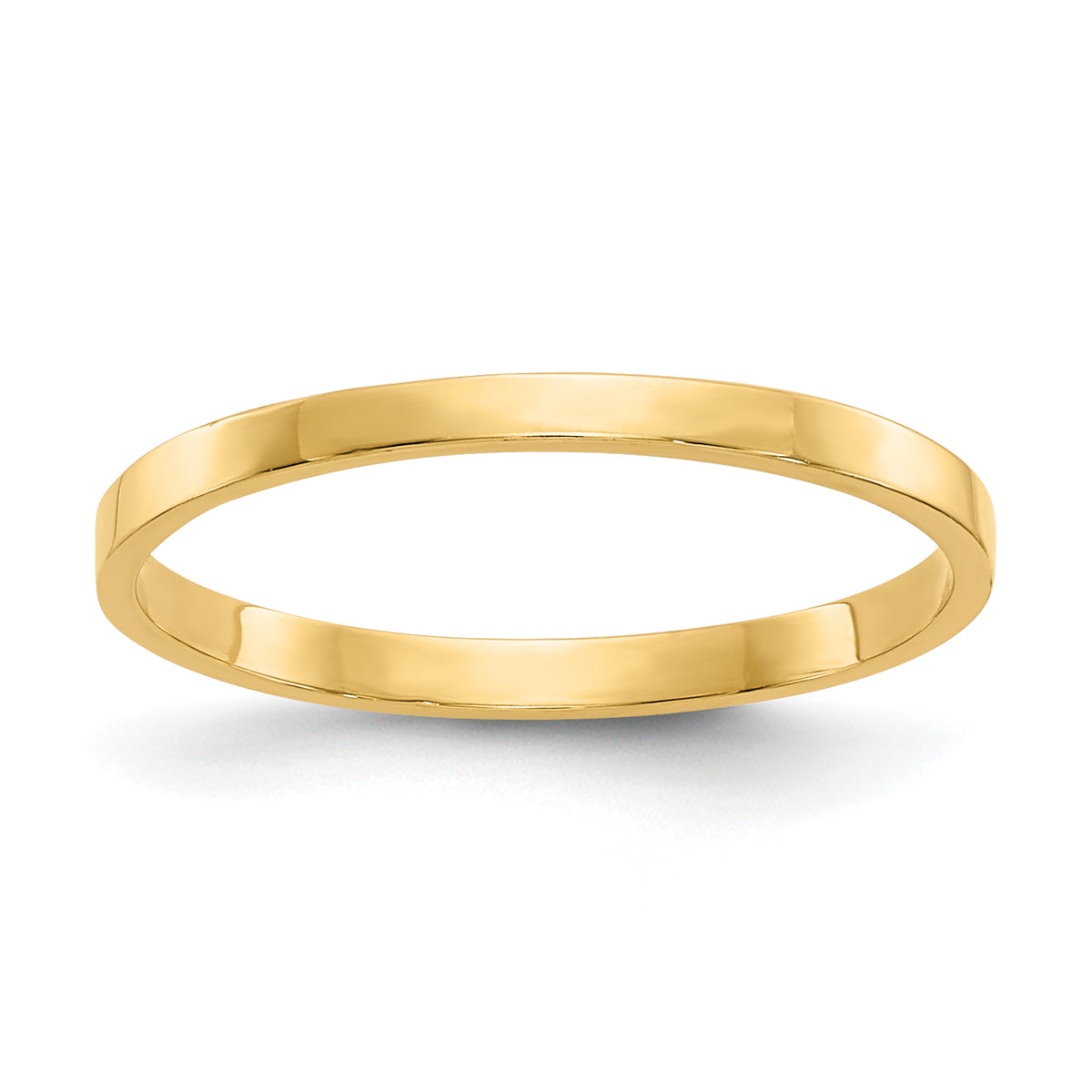 14K High Polished Band Childs Ring-R535