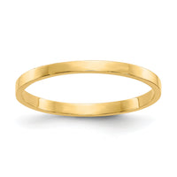 14K High Polished Band Childs Ring-R535
