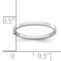 14k White Gold Polished Baby Ring-R535W