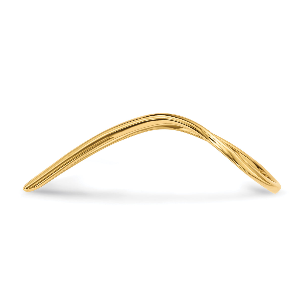 14k Chevron Shaped Ring-R609