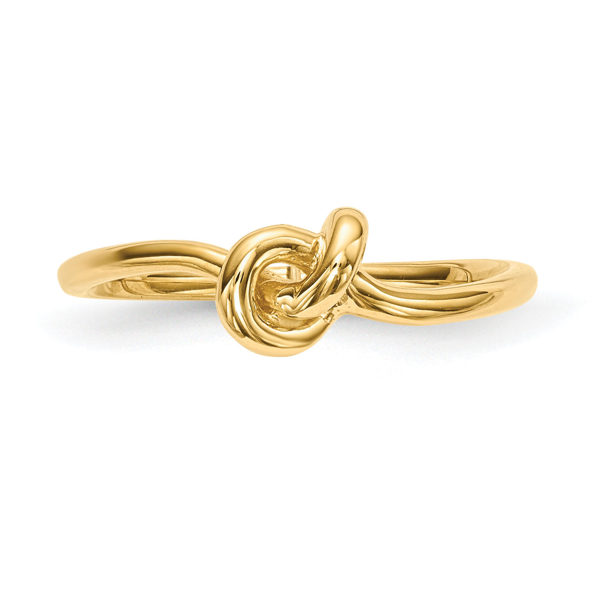 14k Polished Knot Ring-R618